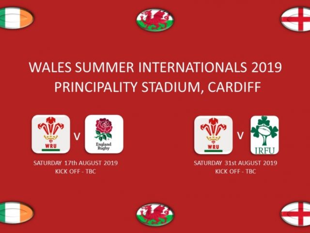 WALES SUMMER INTERNATIONALS