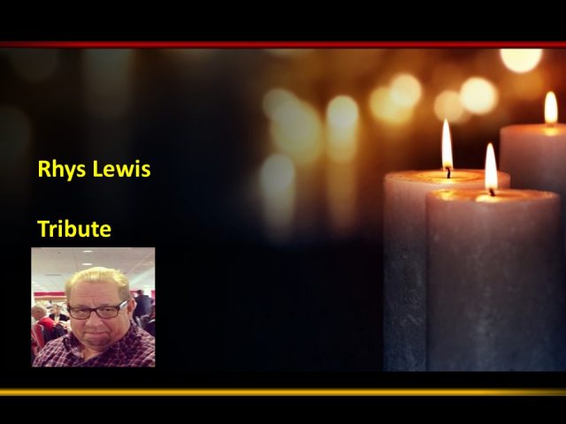 Tribute to former player Rhys Lewis