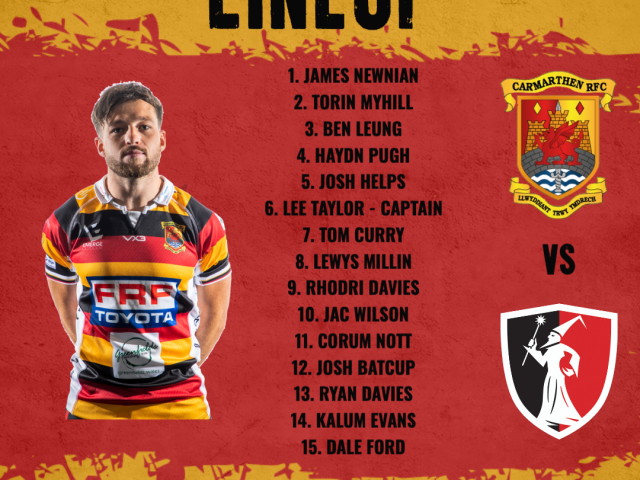 QUINS TEAM TO FACE THE WIZARDS TONIGHT